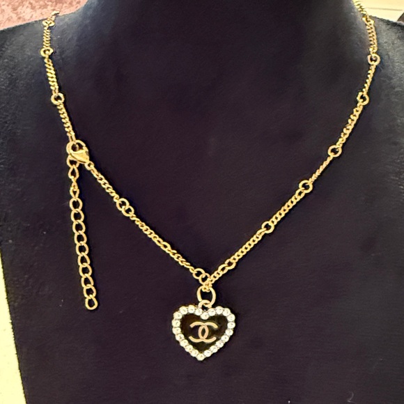 CHANEL Accessories - CHANEL Zipper pull gold & Black with Rhinestones | Women’s accessories